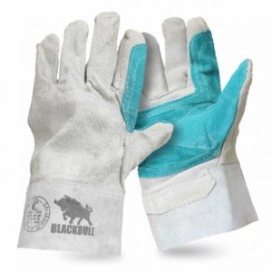 GUANTE DESCARNE BLACK BULL REFUERZO VERDE