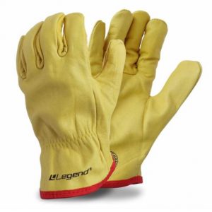 GUANTE LEGEND CABRITILLA SIN FORRO AMARILLO