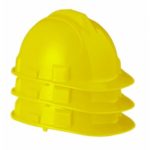 PACK 3 CASCOS SAFEMAN AMARILLO