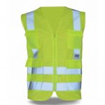 CHALECO REFLECTANTE XTR 4 BOLSILLO / AMARILLO