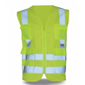 CHALECO REFLECTANTE XTR 4 BOLSILLO / AMARILLO