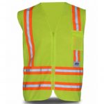 CHALECO REFLECTANTE XTR NOCHE/DIA 1 BOLSILLO / AMARILLO