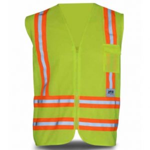 CHALECO REFLECTANTE XTR NOCHE/DIA 1 BOLSILLO / AMARILLO