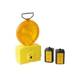 LAMPARA DESTELLANTE VIAL CON BATERÍA